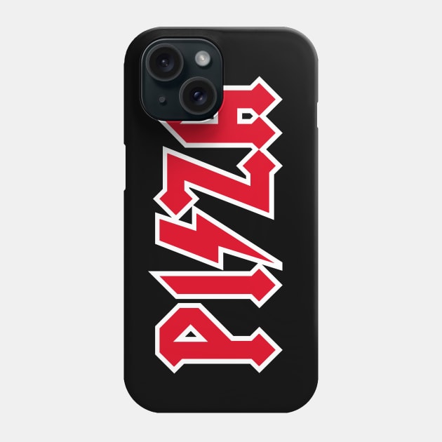 Funny pizza Rock Music Pizzeria Metal Pizza lover Phone Case by LaundryFactory