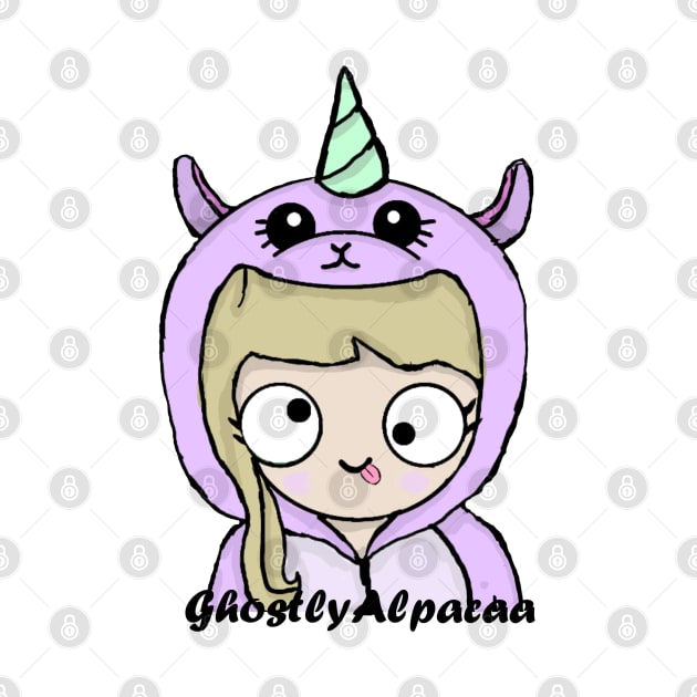 Alpaca Derp- With name by Ghostly_Alpacaa