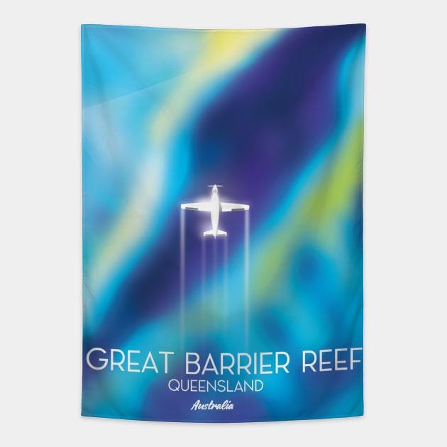 Great Barrier Reef Australia Tapestry by nickemporium1