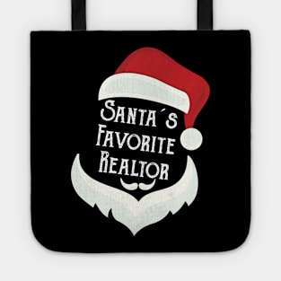 Santa's Favorite Realtor Xmas Funny Claus Christmas Gift Tote