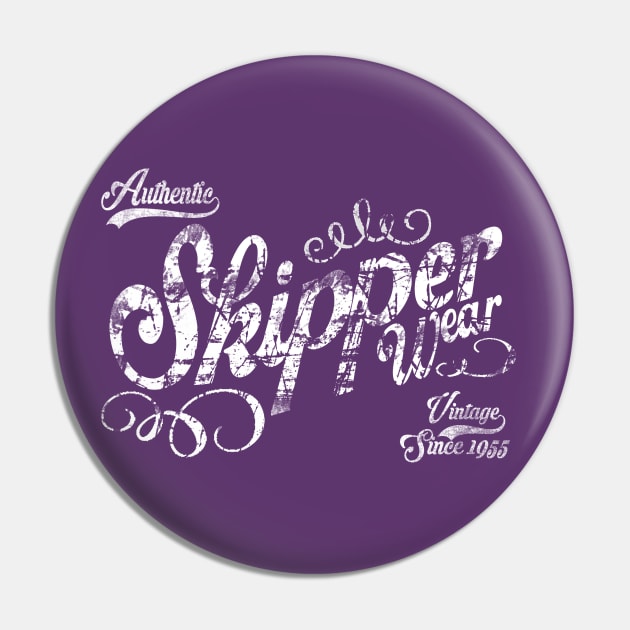 Skipper Wear- Vintage since 1955 (Light Print) Pin by The Skipper Store