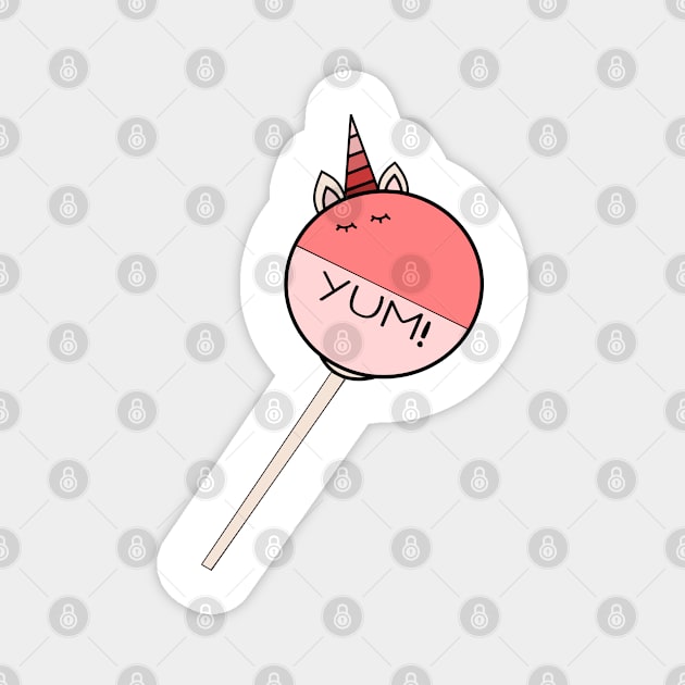 Yummy Lollypop Magnet by smoochugs