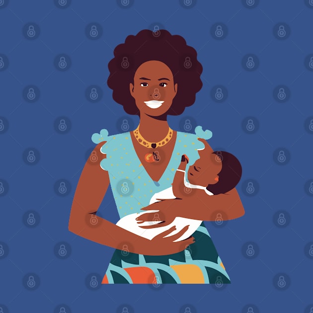 Afrocentric Mother And Baby by Graceful Designs