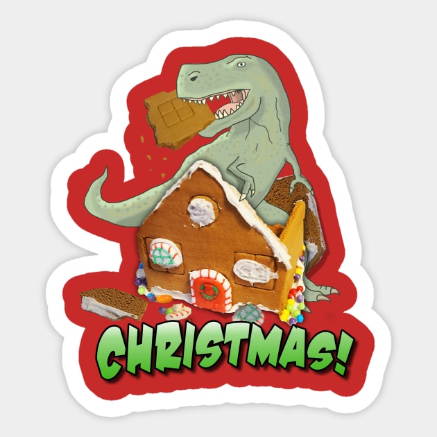 Stickers T Rex Attaque