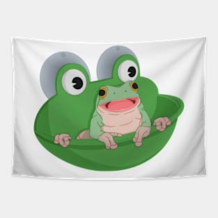 Frog sqrd Tapestry