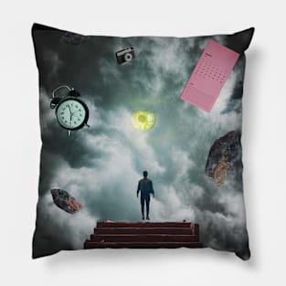 Everything Is Flying Past Me Pillow