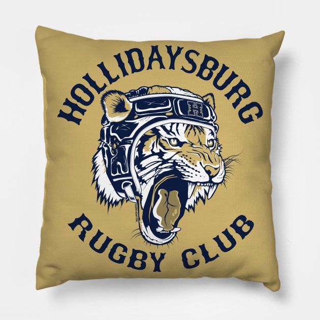 Hollidaysburg Rugby Club Pillow by OutdoorMayhem