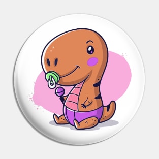 Baby T-Rex Pin