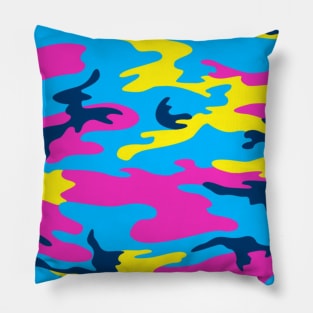 Neon camo Military Pillow