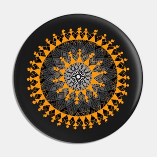 Tribal Dance Pin