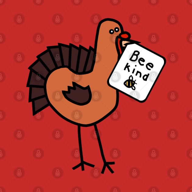 Be Kind Thanksgiving Turkey by ellenhenryart