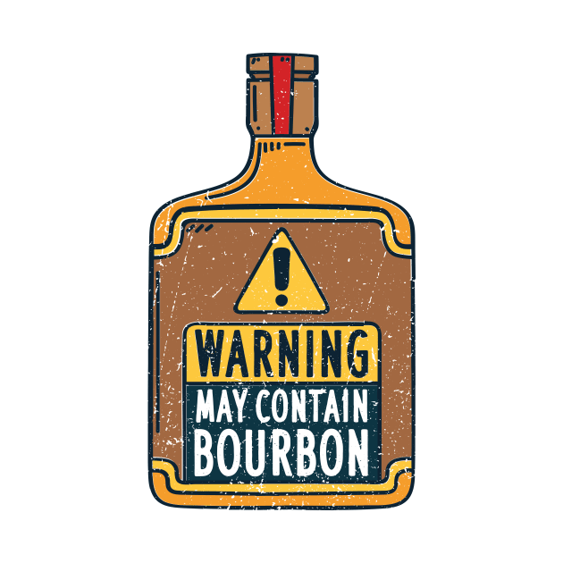 Bourbon Whisky Funny Drinking Gifts by MarkusShirts