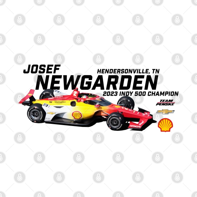 Newgarden Indy 2023 Winner by Sway Bar Designs