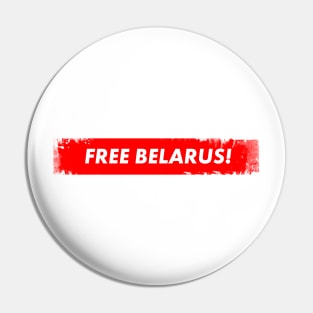 Free Belarus Pin