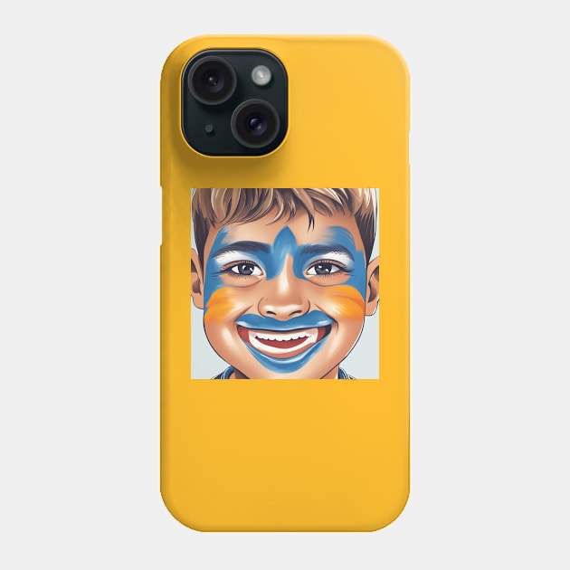 face painting Phone Case by XtremePizels