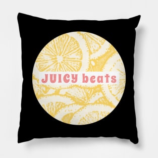 Juicy Beats Dance Music Pillow