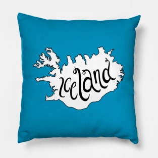 Iceland Outline Pillow