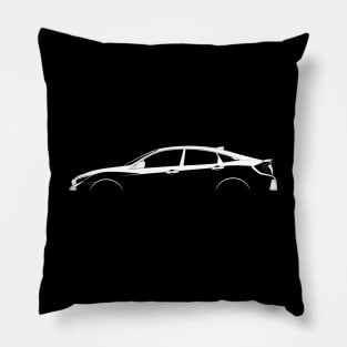 Honda Civic Si (FC) Silhouette Pillow