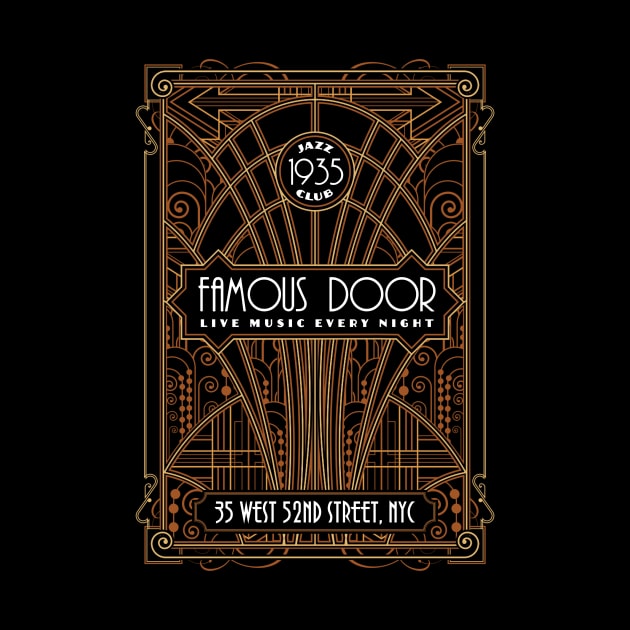 Famous Door Jazz Club by MindsparkCreative