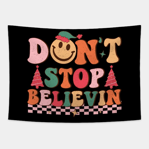 Don't Stop Believin' Tapestry by MZeeDesigns