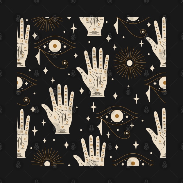 Palmistry Pattern by Ravensdesign