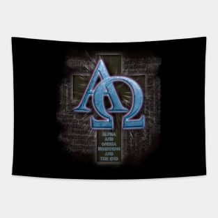 Jesus - Alpha and Omega Tapestry