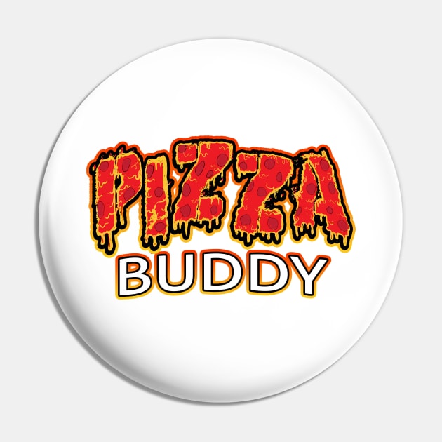 Pizza Buddy Pin by Shawnsonart