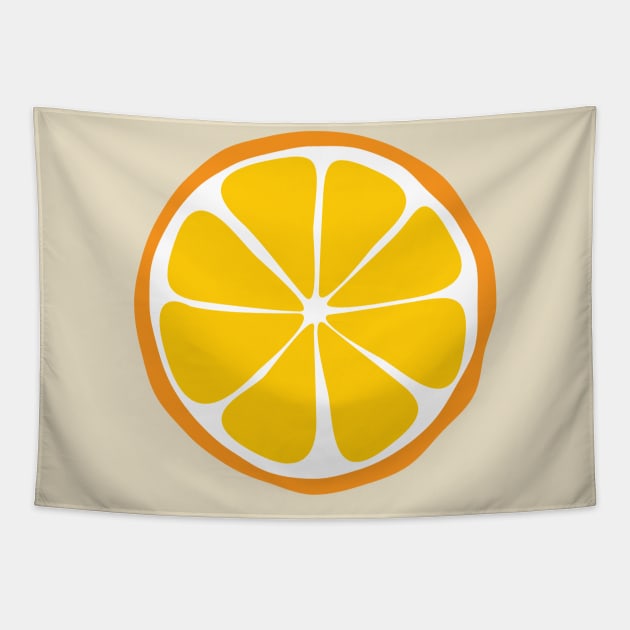 Retro Orange Tapestry by LMHDesigns