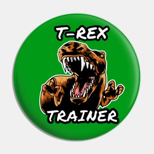 🦖 Ferocious Jurassic-Era Predator, T-Rex Dinosaur Trainer Pin