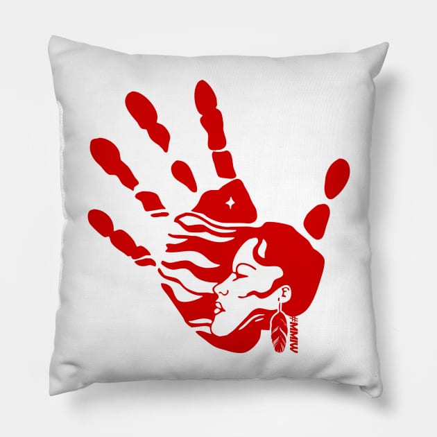 MMIW On my chest Pillow by Testeemoney Artshop