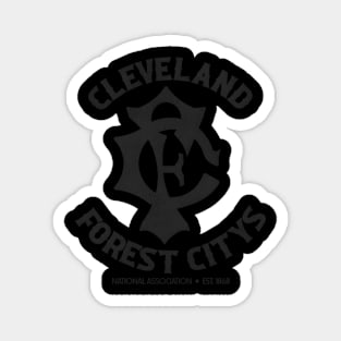 Cleveland Forest Citys Baseball Team Magnet