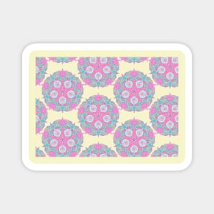 Blue and Pink Mandala Magnet