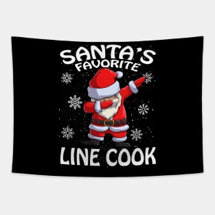 Santas Favorite Line Cook Christmas Tapestry