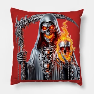 Grim Reaper by focusln Pillow