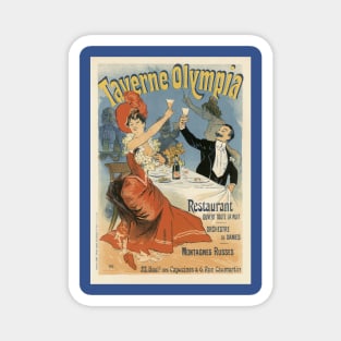 Taverne Olympia by Jules Cheret Magnet