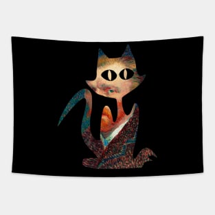 Cat Van Gogh Self-Portrait Tapestry