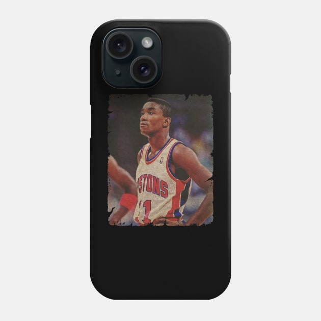 Isiah Thomas in Pistons Phone Case by MJ23STORE