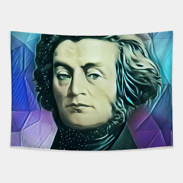 Adam Mickiewicz Portrait | Adam Mickiewicz Artwork 6 Tapestry by JustLit