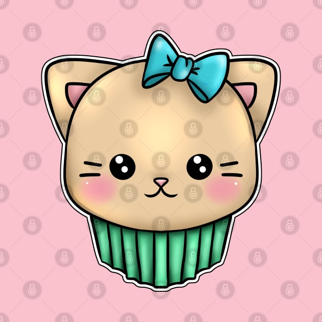 muffin kitty by Drawers of Drawing