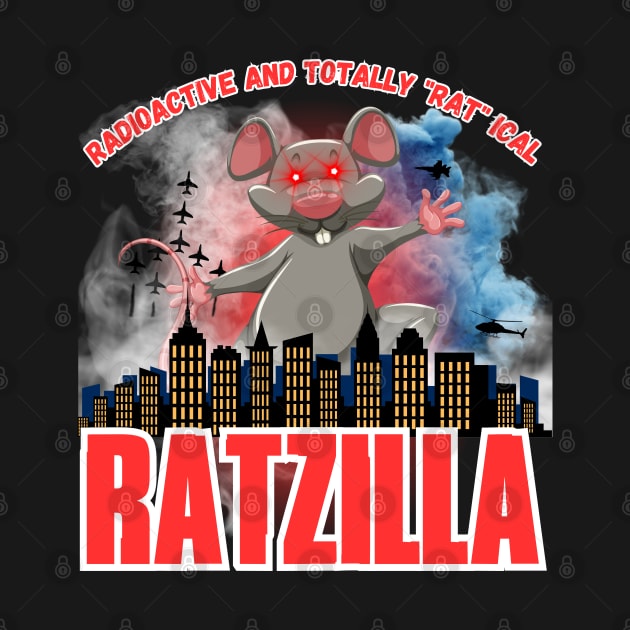 Ratzilla by Kenny The Bartender's Tee Emporium