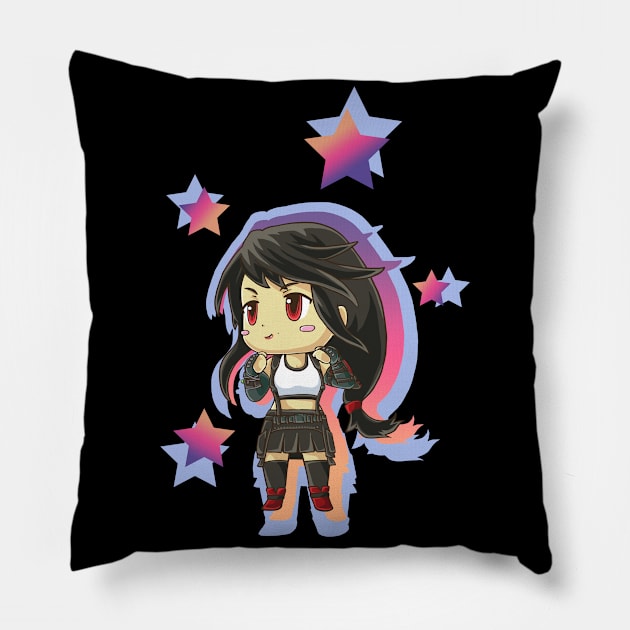 Tifa FFVII Pillow by LadyCerbero