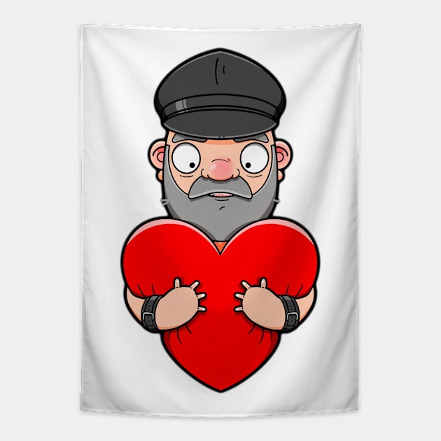 Hot Leather Daddy Tapestry by LoveBurty