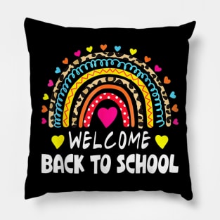 Welcome Back To School First Day of School Teachers Students Pillow