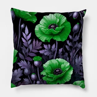 Poppy Flowers Pillow