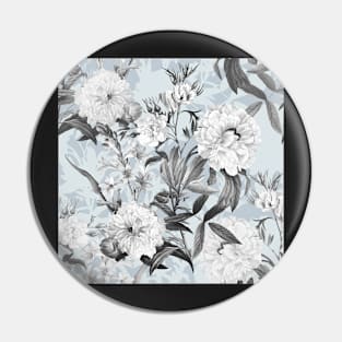 subtle gray flowers Pin