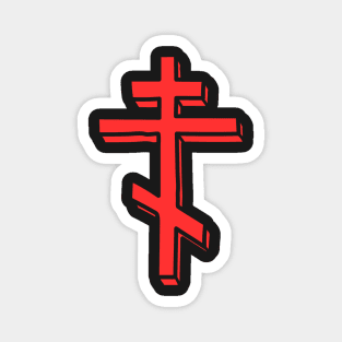 Eastern Orthodox Cross Magnet