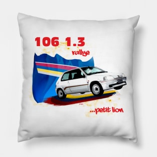 106 1.3 rallye... petit lion Pillow