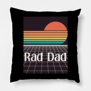 Rad Dad Father's Day Pillow