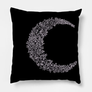 Moon of Flowers Pillow