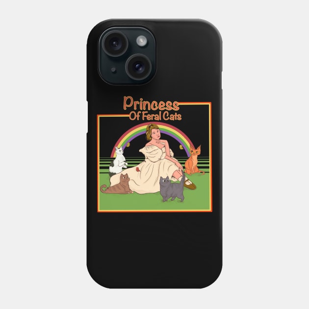 Princess Of Feral Cats Phone Case by Kuchisabishii